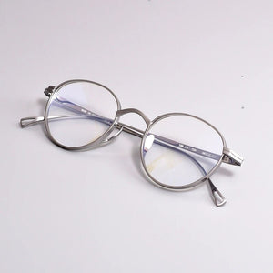 Titanium eyewear women men optics  glasses frame reading glasses men women With anti blue lens glasses for men