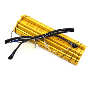 Tom Hardy Classic Acetate Half Frame Glasses Men Square Eyeglasses Male Myopia Optical Prescription Eyewear