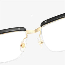 Carica l&#39;immagine nel visualizzatore di Gallery, Tom Hardy Classic Acetate Half Frame Glasses Men Square Eyeglasses Male Myopia Optical Prescription Eyewear