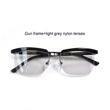 Load image into Gallery viewer, Tom Hardy Movie The Legend Eyeglasses Frame for Men Zero Diopter Anti Blue Ray Blocking Computer Glasses Light Blue Sunglasses