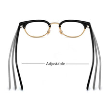 Load image into Gallery viewer, Top Grade Quality Handmade Glasses Frame Classic Round Acetate Men Women Semi Rimless Eyeglasses Optical Prescription GAFAS