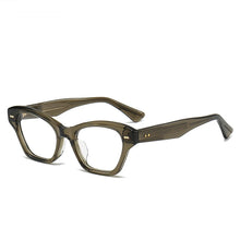 Load image into Gallery viewer, Top Quality Acetate Crystal Glasses Frame for Women Vintage Thick Frames Cateye Eyewear Optical Myopia Eyeglasses Female Oculus