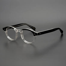 Load image into Gallery viewer, Acetate Frame Johnny Depp Lemtosh Style Vintage Round Brand Design Eyeglasses Oculos De Grau clear lenses men women