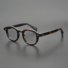 Load image into Gallery viewer, Acetate Frame Johnny Depp Lemtosh Style Vintage Round Brand Design Eyeglasses Oculos De Grau clear lenses men women