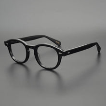 Load image into Gallery viewer, Acetate Frame Johnny Depp Lemtosh Style Vintage Round Brand Design Eyeglasses Oculos De Grau clear lenses men women