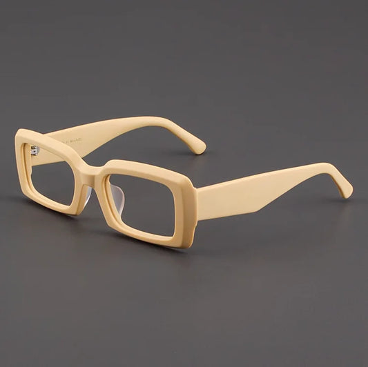 Top Quality Handmade Acetate Eyeglasses Frame Retro Men Optical Eyewear Prescription Vintage Glasses Women Spectacle