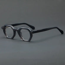 Carica l&#39;immagine nel visualizzatore di Gallery, Handmade Acetate Eyeglasses Frame Retro Men Optical Eyewear Prescription Vintage Glasses Women Spectacle