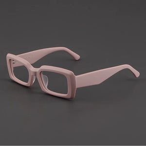 Top Quality Handmade Acetate Eyeglasses Frame Retro Men Optical Eyewear Prescription Vintage Glasses Women Spectacle