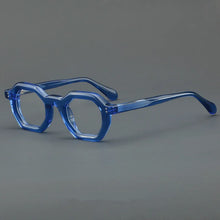Carica l&#39;immagine nel visualizzatore di Gallery, Handmade Acetate Eyeglasses Frame Retro Men Optical Eyewear Prescription Vintage Glasses Women Spectacle