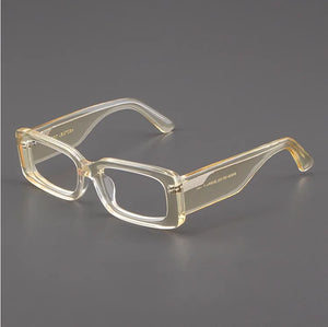 Top Quality Handmade Acetate Eyeglasses Frame Vintage Men Optical Eyewear Prescription Retro Glasses Women Spectacle