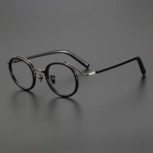 Load image into Gallery viewer, Top Quality Japanese Handmade Acetate Titanium Prescription Glasses Frames Men Women Retro Vintage Round Eyeglass Men&#39;s Eyewear