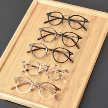 Load image into Gallery viewer, Top Quality Japanese Handmade Acetate Titanium Prescription Glasses Frames Men Women Retro Vintage Round Eyeglass Men&#39;s Eyewear