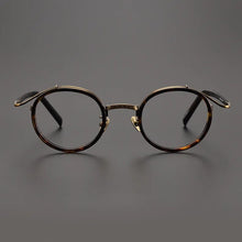 Load image into Gallery viewer, Top Quality Japanese Handmade Acetate Titanium Prescription Glasses Frames Men Women Retro Vintage Round Eyeglass Men&#39;s Eyewear