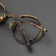 Load image into Gallery viewer, Top Quality Japanese Handmade Acetate Titanium Prescription Glasses Frames Men Women Retro Vintage Round Eyeglass Men&#39;s Eyewear