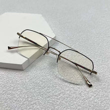 Carica l&#39;immagine nel visualizzatore di Gallery, Top Quality Titanium Luxury Brand Glasses Frames Square Men Myopia Sunglasses Women  Eyeglasses