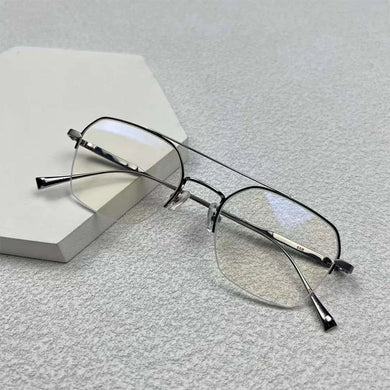 Top Quality Titanium Luxury Brand Glasses Frames Square Men Myopia Sunglasses Women  Eyeglasses