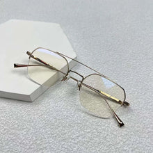 Carica l&#39;immagine nel visualizzatore di Gallery, Top Quality Titanium Luxury Brand Glasses Frames Square Men Myopia Sunglasses Women  Eyeglasses