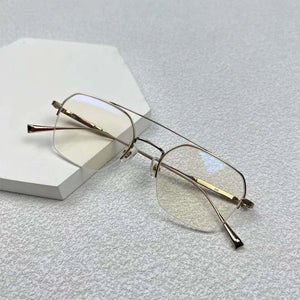Top Quality Titanium Luxury Brand Glasses Frames Square Men Myopia Sunglasses Women  Eyeglasses