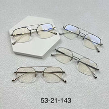 Carica l&#39;immagine nel visualizzatore di Gallery, Top Quality Titanium Luxury Brand Glasses Frames Square Men Myopia Sunglasses Women  Eyeglasses