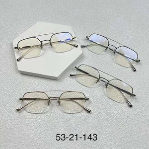 Top Quality Titanium Luxury Brand Glasses Frames Square Men Myopia Sunglasses Women  Eyeglasses