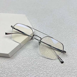 Top Quality Titanium Luxury Brand Glasses Frames Square Men Myopia Sunglasses Women  Eyeglasses