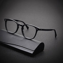 Load image into Gallery viewer, Top brand acetate square glasses frame for men tortoiseshell tawny optical glasses frame Make prescription glasses progressive