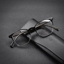 Load image into Gallery viewer, Top brand acetate square glasses frame for men tortoiseshell tawny optical glasses frame Make prescription glasses progressive