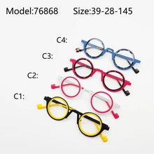 Load image into Gallery viewer, Top designer round frame frames for men and women personality pure titanium color optical frames formulated myopia prescription