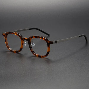 Transparent Color Aceteta Glasses Frame for Men Women  Linde with The Same Titanium Eyeglasses Optical Prescription Eyewear