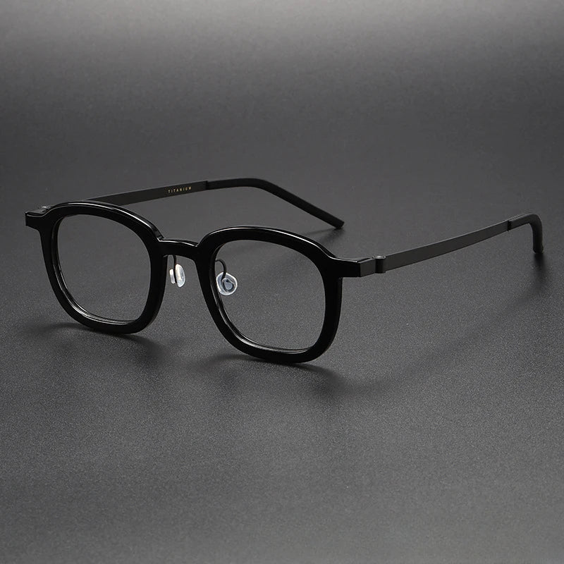 Transparent Color Aceteta Glasses Frame for Men Women  Linde with The Same Titanium Eyeglasses Optical Prescription Eyewear