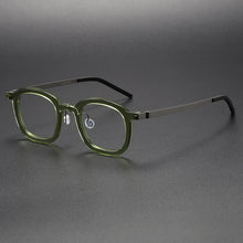 Load image into Gallery viewer, Transparent Color Aceteta Glasses Frame for Men Women  Linde with The Same Titanium Eyeglasses Optical Prescription Eyewear