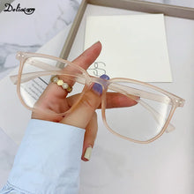 Carica l&#39;immagine nel visualizzatore di Gallery, Transparent Computer Glasses Frame Women Men Anti Blue Light Eyewear Blocking Optical Spectacle Eyeglass Square