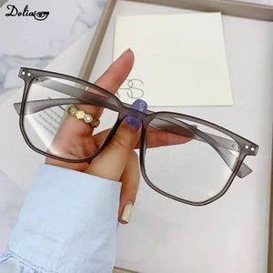 Transparent Computer Glasses Frame Women Men Anti Blue Light Eyewear Blocking Optical Spectacle Eyeglass Square