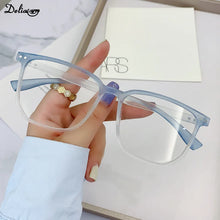 Carica l&#39;immagine nel visualizzatore di Gallery, Transparent Computer Glasses Frame Women Men Anti Blue Light Eyewear Blocking Optical Spectacle Eyeglass Square