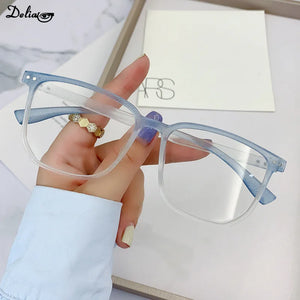 Transparent Computer Glasses Frame Women Men Anti Blue Light Eyewear Blocking Optical Spectacle Eyeglass Square