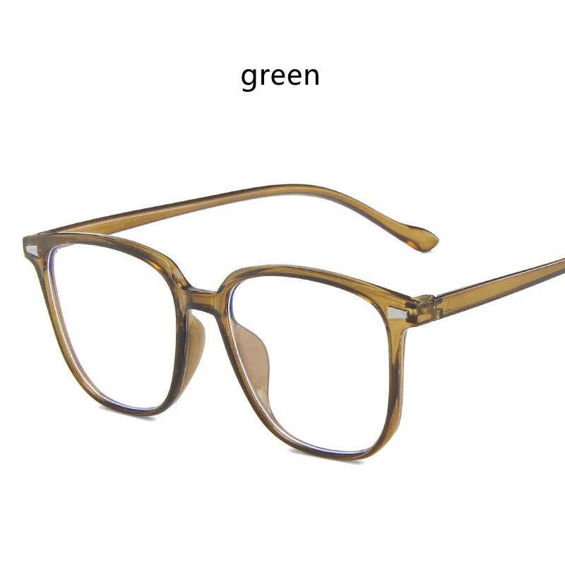 Transparent Computer Glasses Frame Women Men Anti Blue Light Square Eyewear Blocking Optical Spectacle Eyeglasses