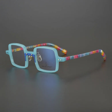 Transparent Glasses Small Round Glasses Women Vintage Acetate Green Eyeglass Frames Women Prescription Glasses Men Myopia