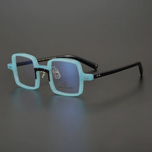 Load image into Gallery viewer, Transparent Glasses Small Round Glasses Women Vintage Acetate Green Eyeglass Frames Women Prescription Glasses Men Myopia