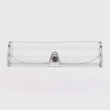 Load image into Gallery viewer, Transparent Spectacle Cases Eyeglass Case for Reading Glasses Optical Clear Box Spectacle-case for Women Men Metal Snap Closure