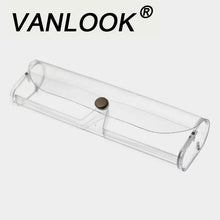 Load image into Gallery viewer, Transparent Spectacle Cases Eyeglass Case for Reading Glasses Optical Clear Box Spectacle-case for Women Men Metal Snap Closure