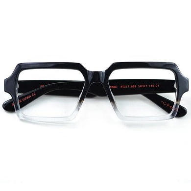 Transparent Vintage Eyeglass Frames Women Men Optical Glasses RX Black+clear Myopia Eyewear Oversize Handmade Clear Spectacles