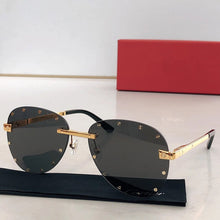 Load image into Gallery viewer, Trend    Luxury Rimless Sunglasses Carti Shades Women Decoration Men Eyewear Car Driving CT8158  Fashion Glasses
