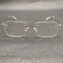 Load image into Gallery viewer, Trend Brand Men&#39;s Glasses Frame Fashion Women&#39;s Reading Glasses Ultra Light Simple Frameless Wearing Comfort MB0075O