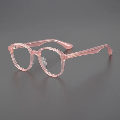 Trend Japanese style glasses frame Ultralight retro hand-made acetate oval eyewear Optical myopia full frame eyeglasses