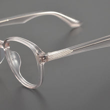 Load image into Gallery viewer, Trend Japanese style glasses frame Ultralight retro hand-made acetate oval eyewear Optical myopia full frame eyeglasses