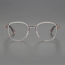 Load image into Gallery viewer, Trend Japanese style glasses frame Ultralight retro hand-made acetate oval eyewear Optical myopia full frame eyeglasses