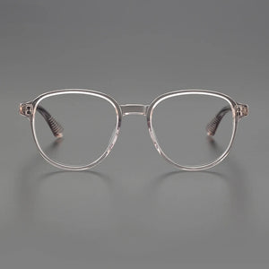 Trend Japanese style glasses frame Ultralight retro hand-made acetate oval eyewear Optical myopia full frame eyeglasses