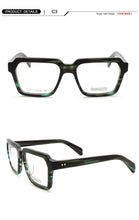 Load image into Gallery viewer, Trend Vintage Acetate Big Square Great Men Glasses Frame Women Optical Prescription Eyeglasses Wide Style Designer Eyewear