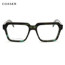 Load image into Gallery viewer, Trend Vintage Acetate Big Square Great Men Glasses Frame Women Optical Prescription Eyeglasses Wide Style Designer Eyewear