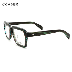 Trend Vintage Acetate Big Square Great Men Glasses Frame Women Optical Prescription Eyeglasses Wide Style Designer Eyewear